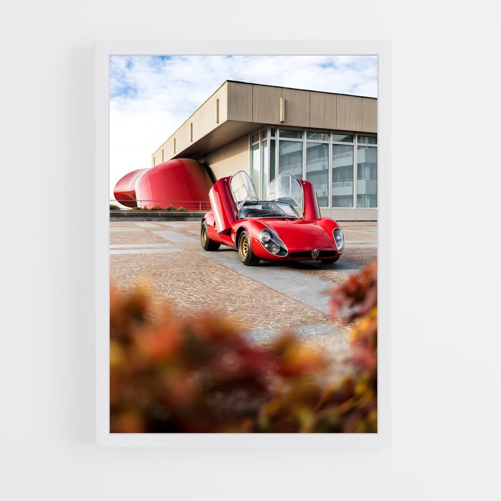 Poster Stradale Voiture – affiche Alfa Romeo (vue 3)